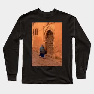 Woman walking in Rabat, Morocco Long Sleeve T-Shirt